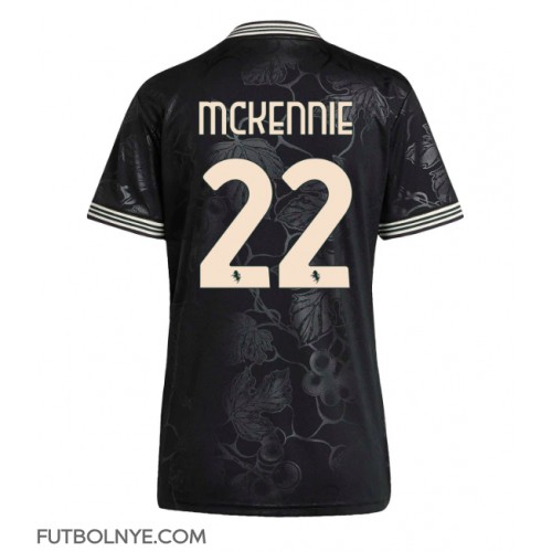 Camiseta Juventus Weston McKennie #22 Tercera Equipación para mujer 2025-26 manga corta